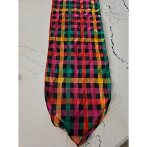 Women's Unbranded Plaid Multi-color Scarf One Size